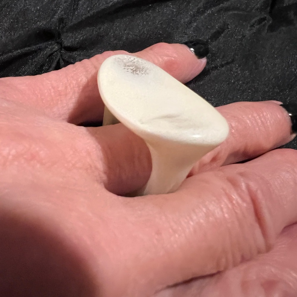 Costume jewelry resin ring